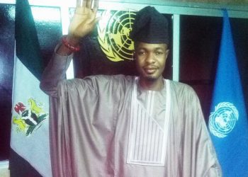 Amb.Mathew Adeniyi, taking oath of office