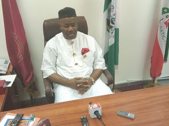 Akpabio - National Insight News Senate Minority Leader , Godswill Akpabio