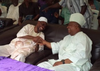 Governor Rauf Aregbesola and Late Isiaka Adeleke