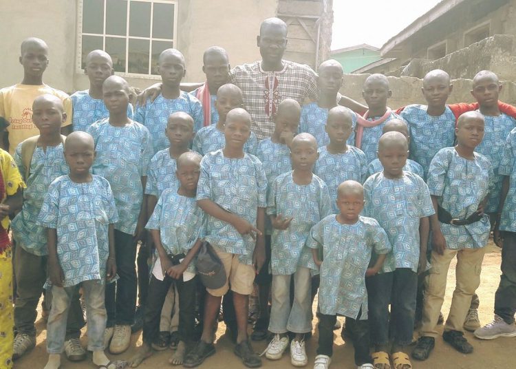 18518364_1321692654592758_3759995211412294018_o - National Insight News Oriyomi Hamzat poses with some of the kids in his charity home. photo source; https://web.facebook.com/oriyomi.hamzat.7/photos_all
