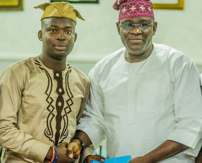 19894545_1460653533991295_1178918840013731896_n - National Insight News Prince Adetayo Adekunle, Member National Youth Parliament  representing Oyo Central presenting a copy of the Youth Development Trust Fund Bill 2017 to Speaker Oyo state House of Assembly Hon Michael Adesina Adeyemo
