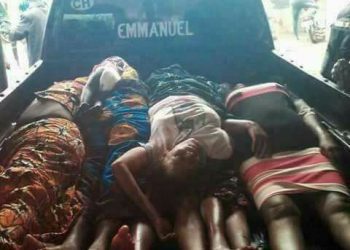 some of the victims. photo source, facebook.com/benjamin Amaechi