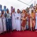 PIC 8 (1) - National Insight News Members of the Olubadan-in-Council, who were newly promoted as obas, with the Governor of Oyo State, Senator Abiola Ajimobi (6th left); and his wife, Florence, during the presentation of their certificates and staff of office by the governor, at Mapo Hall, Ibadan... on Sunday. Photo: Governor's Office