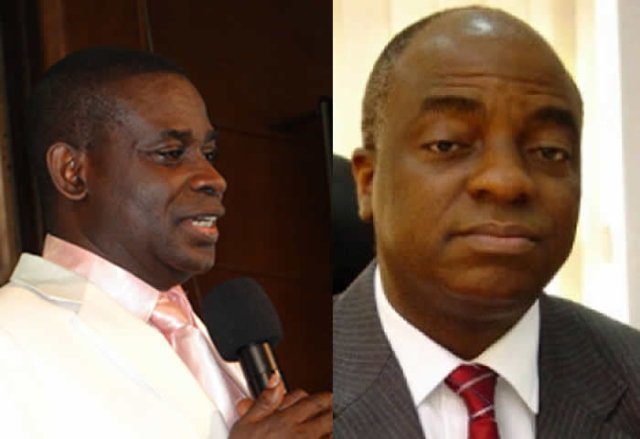 winners chapel - National Insight News Bishop George Adjeman (L) and Bishop David Oyedepo