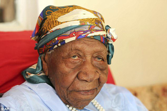 WORLD OLDEST PERSON - National Insight News Violet Mosse Brown photo source . AFP