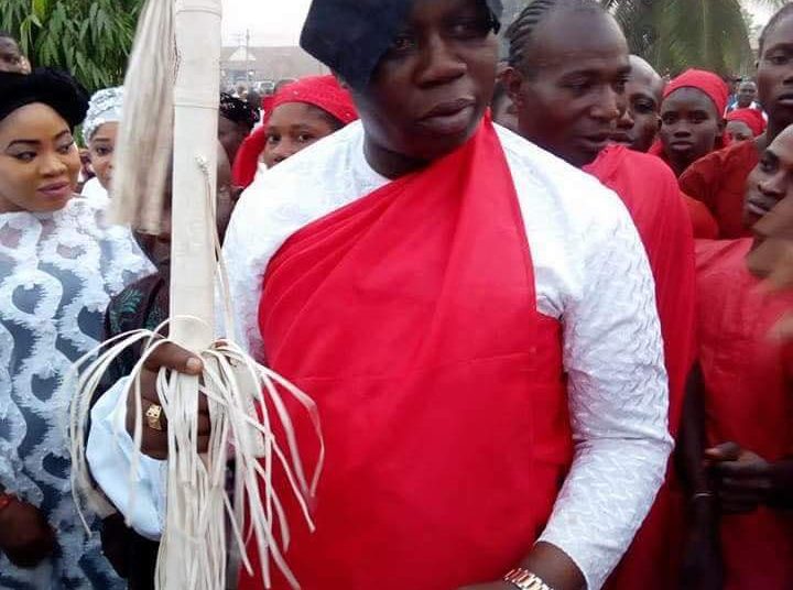 FB_IMG_1515785434722 - National Insight News Otunba Gani Adams coming out of the 3 days seclusion in Oyo