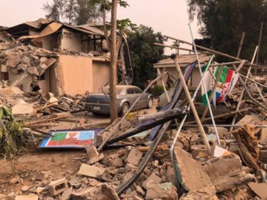 APC-secretariat - National Insight News Demolished APC  Secretariat