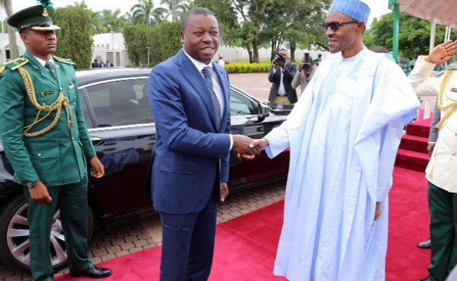 PRESIDENT-BUHARI-RECEIVES-TOGO-PRESIDENT-000B-650x400 - National Insight News President Muhammadu Buhari receives his Togolese Counterpart, President Mr Faure Gnassingbe