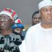 Senate President Dr .Bukola Saraki and his Deputy, IKE Ekweremadu