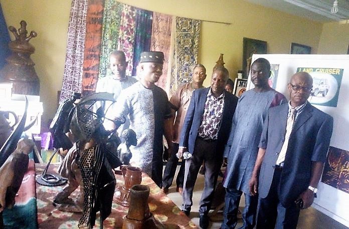 IMG_20190612_062701_103-696x457 - National Insight News Director-General Ekiti state council for Arts and Culture and some the lecturers on a tour of Arts Gallery, Fine Arts Department of the college