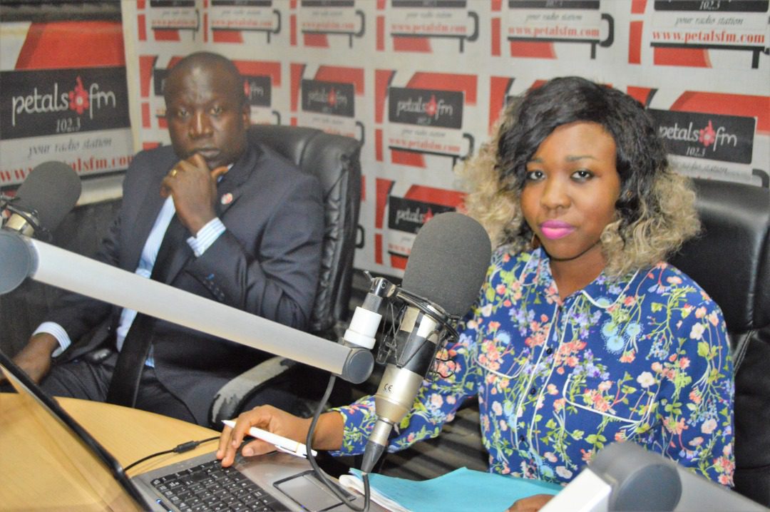 EFCC, Ibadan Zonal Head . Friday Ebelo, and Oreoluwa Adejuyigbe of Petals Fm