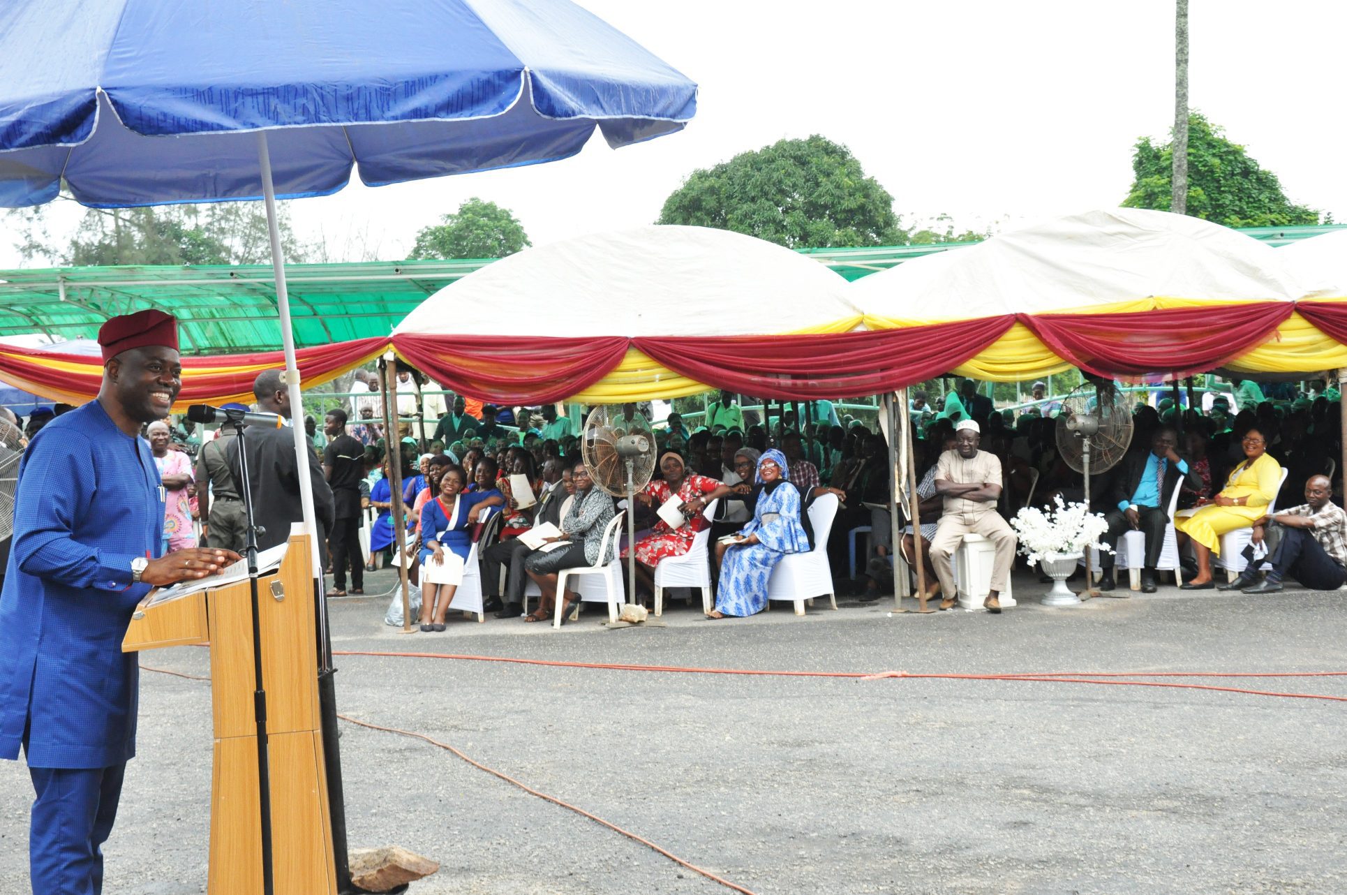 1 - National Insight News Oyo State Governor, Engr Seyi Makinde addressing the Civil /Public Servants of the State during interactive session with the workers held at Governor's Office, Ibadan. PHOTO: Oyo State Government