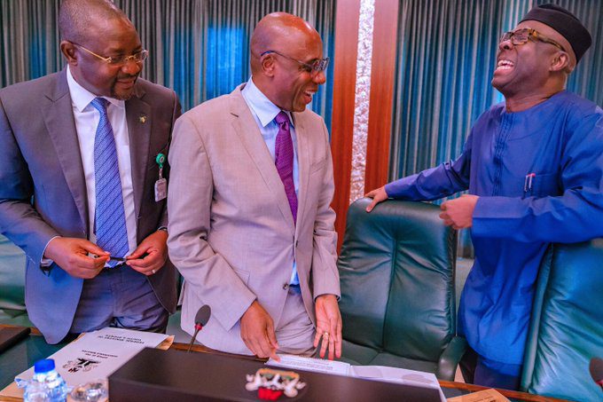 dare - National Insight News Minister of Youth and Sports Development  and some of his colleagues before the meeting