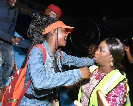 south-african-returnees - National Insight News Abike Dabiri receiving returnees from South Africa