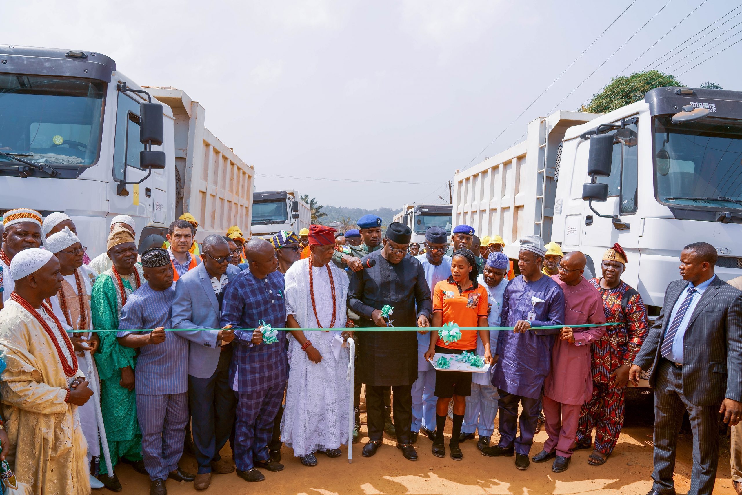 road project 02 - National Insight News Fayemi flags off four road projects