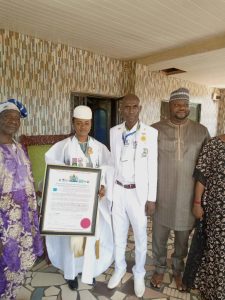 IMG-20201031-WA0005-2-768x1024 (1) - National Insight News Regent Oyebola being bestowed with the “Golden Fame of 21st Century Award ” by UNESCO Laureate Professor, Aremu