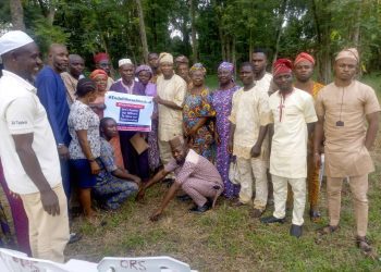 Member of Oyo State Leading Patriot, (OLP) with traders