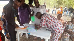 NUJ chairman Ademola.Babalola Signing the documents