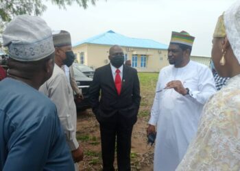 ICPC Chairman Professor Bolaji Owasanoye, SAN addressing members of Members of the House of Representatives Committee on Anti-corruption at the ICPC Headquarters in Abuja