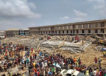 Relics of the collapse building