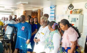 Architect Samson and others at the launching - National Insight News