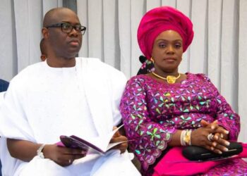 Gov Seyi Makinde and Wife