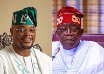 Hon Lamiju Alao Akala and President Bola Ahmed Tinubu