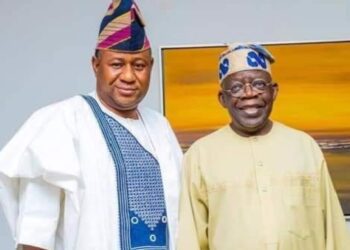 Hon. Olusegun Odebunmi (Bunvic) and President Bola Ahmed Tinubu
