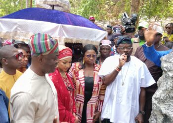 Oyo state Governor Engineer Oluseyi Makinde on Saturday 12th April commissioner Kunle Afolayan Production KAP Film Village and Resort in Igbojaiye