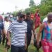 Barr Wale Ojo Lanre, Director General, Bureau of Tourism Development Ekiti State conducting Governor Biodun Oyebanji round the tourism site on Monday