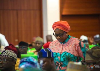 Hon. Tolulope Akande-Sadipe Member representing Oluyole Federal Constituency in the House of Representatives,