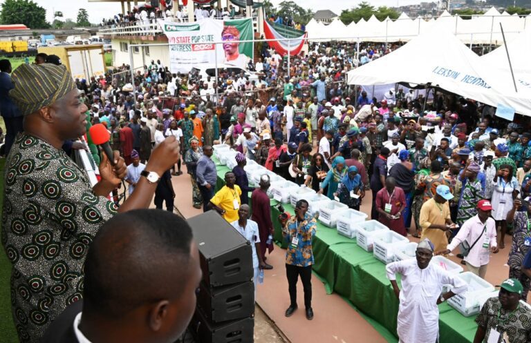 Makinde Predicts PDP’s Victory Beyond 2027 as Oyo Elects Ogungbenro, Adeleke, 37 Executives