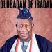 Olubadan of Ibadan, Oba Saliu Adetunji