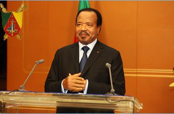 President of the Republic of Cameroun, Mr. Paul Biya,