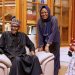 President Muhamadu Buhari and his wife Aishat