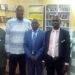 Barrister Femi Falana SAN with Aumni of LAUTECH at his office in Lagos on Monday