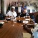 National Cordinator of OPC Otunba Gani Adams and Rep of the commissioner of police at  a meeting recently