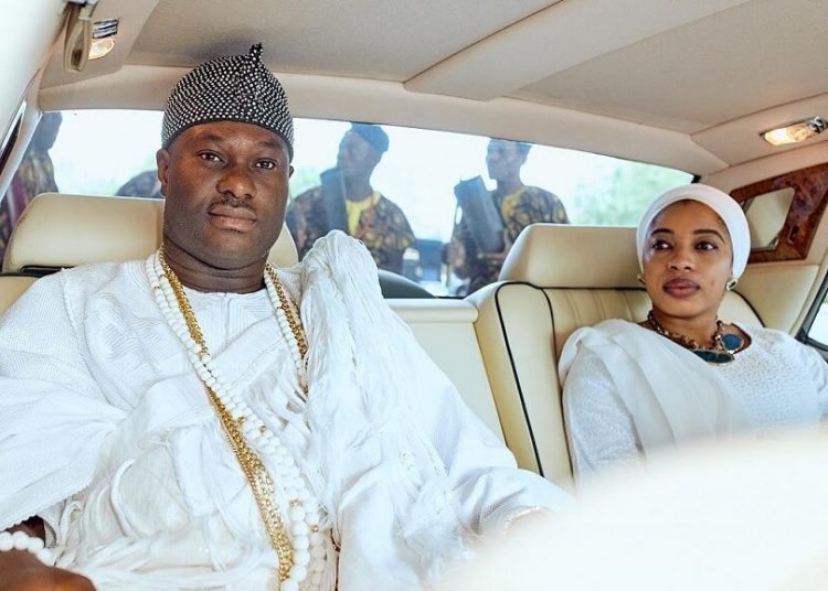 Ooni of Ife and Olori Wuraola   when the going was good