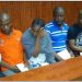 Evans and others in court