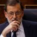 MADRID, SPAIN - OCTOBER 11:  Spanish Prime Minister Mariano Rajoy attends the Spanish Parliament following the Catalonian independence vote on October 11, 2017 in Madrid, Spain. Mr Rajoy has asked Catalan leader Carles Puigdemont to confirm whether or not he has declared independence.  (Photo by Pablo Blazquez Dominguez/Getty Images)