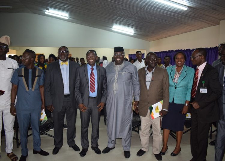 Photos: The Vice Chancellor, Prof Ayobami Salami, welcoming students to the University
Photo: Oyo State Government team with the university's principal officers