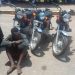 Motorcycle Snatcher , paraded by police