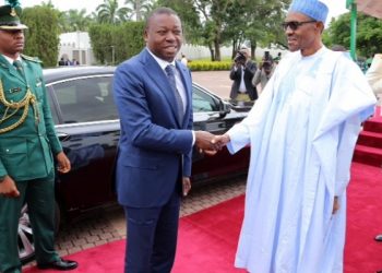 President Muhammadu Buhari receives his Togolese Counterpart, President Mr Faure Gnassingbe
