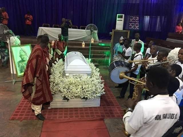 Remains of Late Federal Lawmaker Hon Olatoye Sugar at the Oyo state House of Assembly
