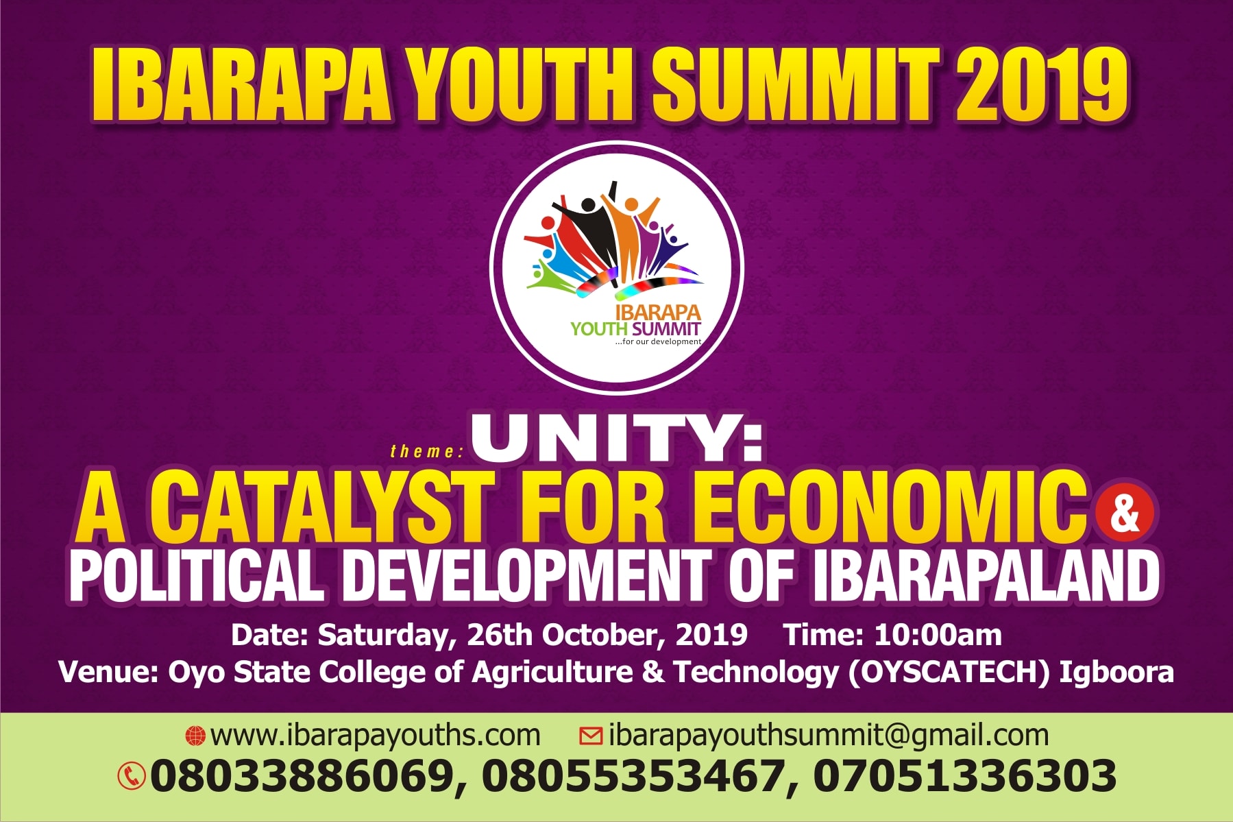 Ibarapa youth summit holds tomorrow