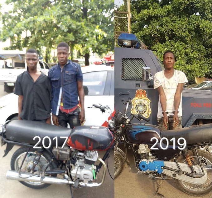 motorcle snatcher rearrested in Lagos