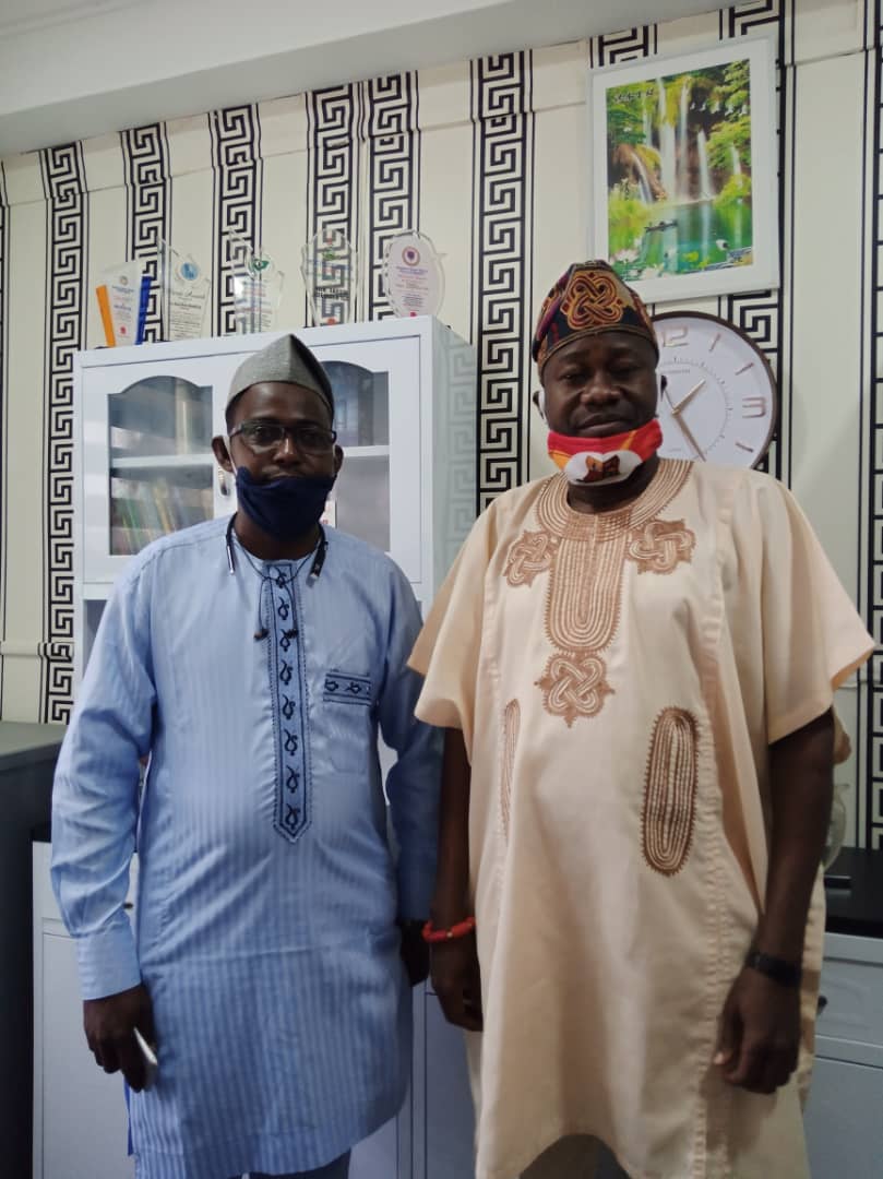 OPU Cordinator in South America, Ogunlowo Abiola Cocker, and Hon Ademola Ige, Special Adviser to Gov Seyi Makinde on  Arts Culture and Tourism