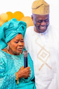 Gov Makinde and Mum