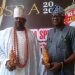 Akinrogun Victor Mobolaji Adewale, with Chief Hon Ademola Ige, Baameto of Aare Ona Kakanfo who was also honoured at the event