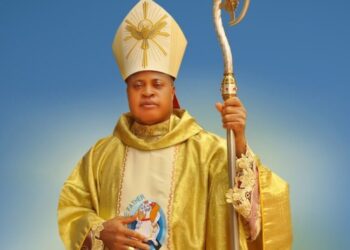 Catholic Bishop of Ekwulobia in Anambra State, South-East Nigeria, Peter Okpaleke,